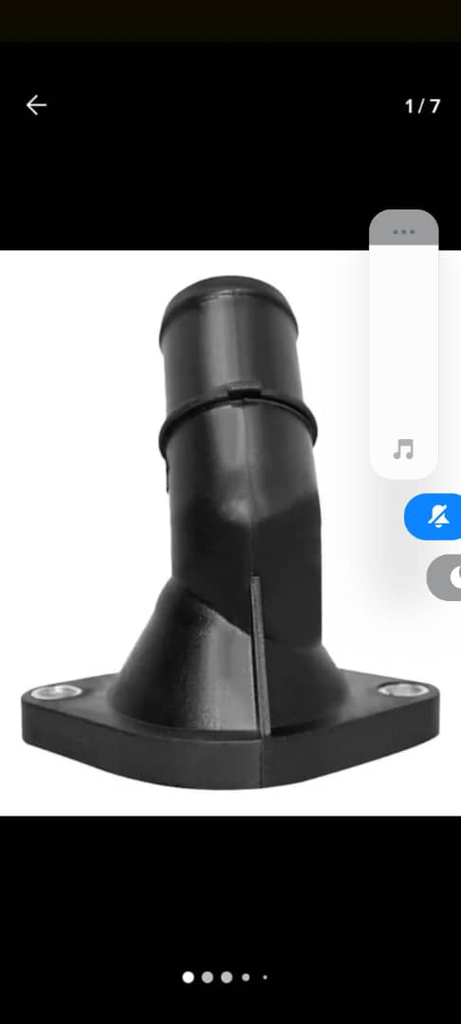 Toma de agua del termostato