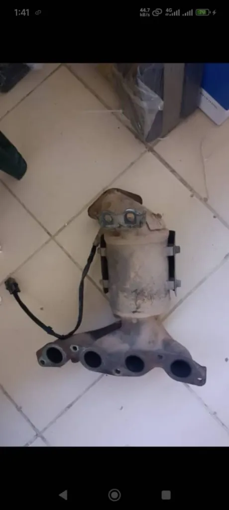 Múltiple de escape con catalizador